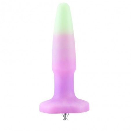 Hismith 7.2" Glow In The Dark Silicone Dildo For Anal Sex