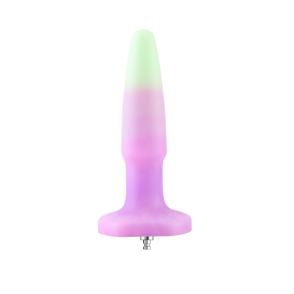 Hismith 7.2" Glow In The Dark Silicone Dildo For Anal Sex