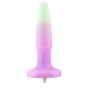 Hismith 7.2" Glow In The Dark Silicone Dildo For Anal Sex
