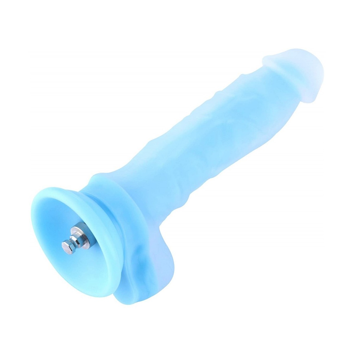 Hismith 9.6” Glow Dildo, Glows In The Dark Silicone Dong With KlicLok System