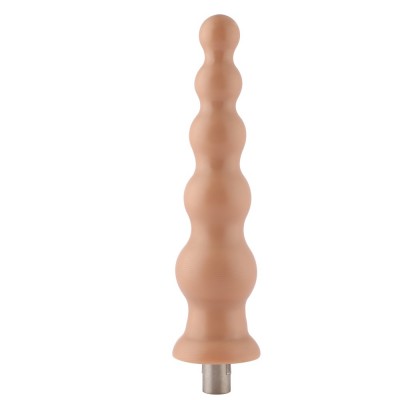 Auxfun Anal Bead TPE Dildo With 3XLR Connector/ 3 Pin Attachments