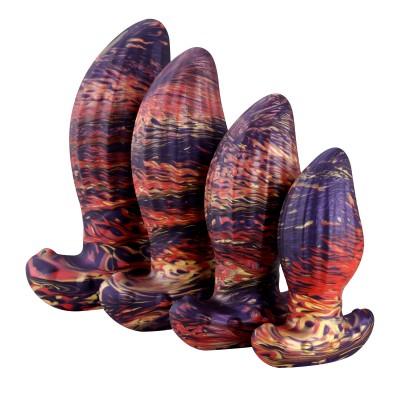 Sunset Series Black Gold Mixed Color Anal Plug