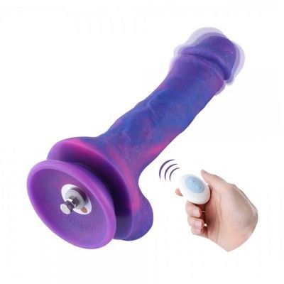 Hismith Fantasy Series 8.38” Silicone Vibrating Dildo with 3 Speeds + 4 Modes for Advanced Users, KlicLok System