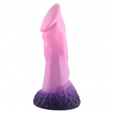 Wildolo Monster Dildo Series Purple smoke the tongue, Ardoris 8.6" Total length, 6.58" insertable length with 3.9" suction cup