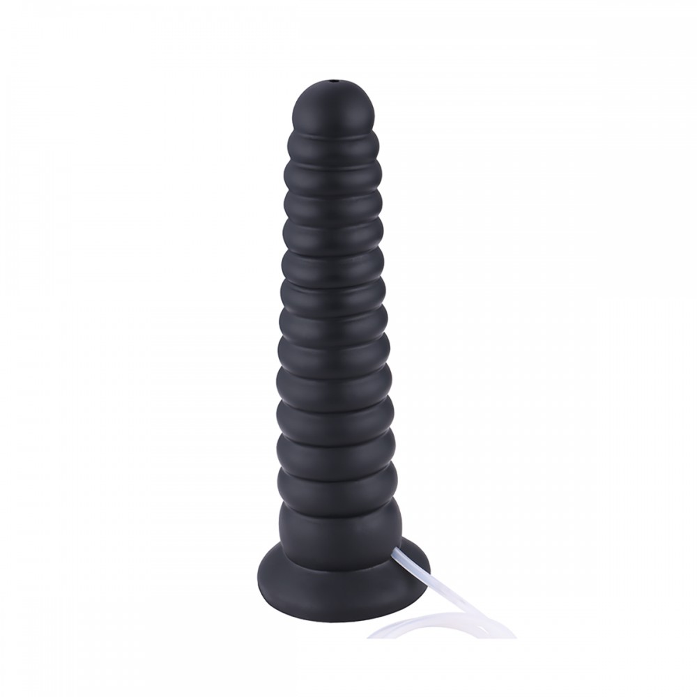 Hismith 10.24'' Squirting Silicone Dildo ower shape Anal toy with KlicLok System