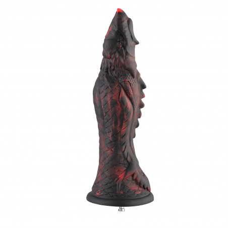 Hismith 10.2” Silicone Evil Fisher Dildo With KlicLok System