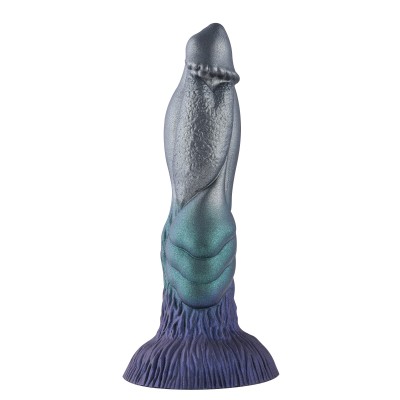 9.5" Silicone Knot Dildo with Suction Cup, G-Spot & Anal Toy for Couples & Beginners